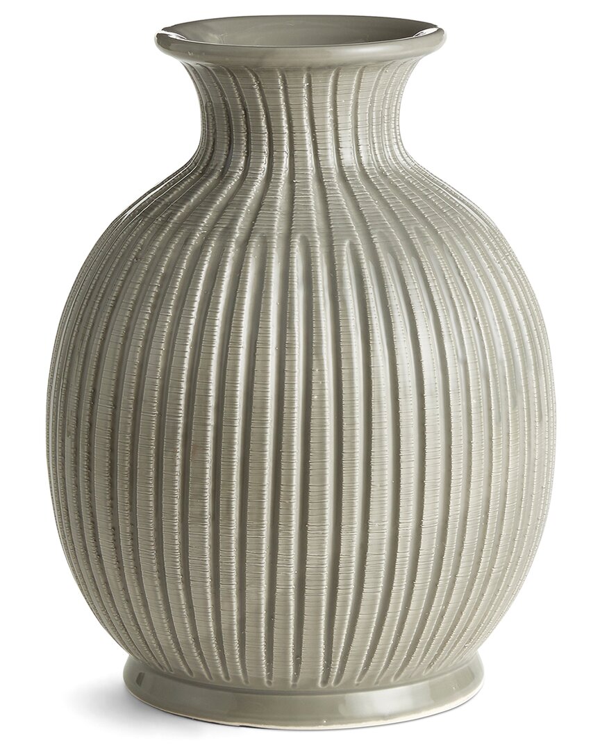 Napa Home & Garden Graffio Vase In Gray