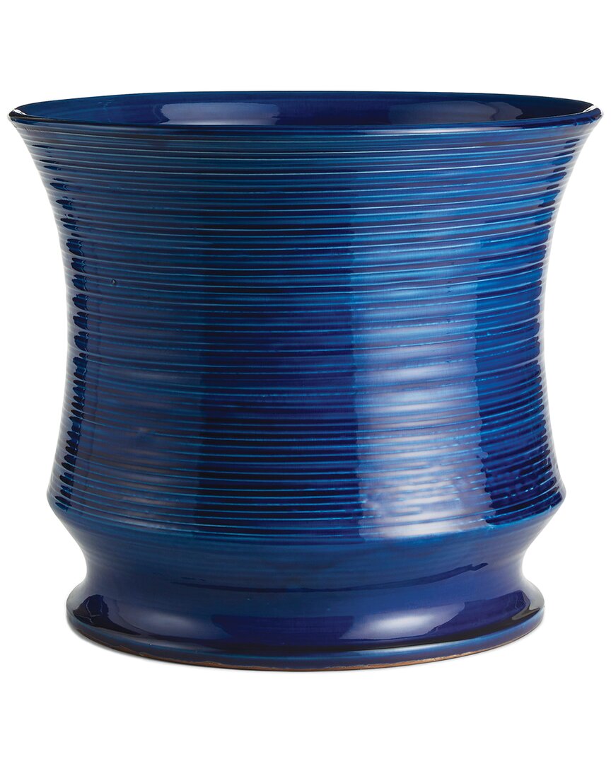 Napa Home & Garden Linea Grande Short Vase In Blue