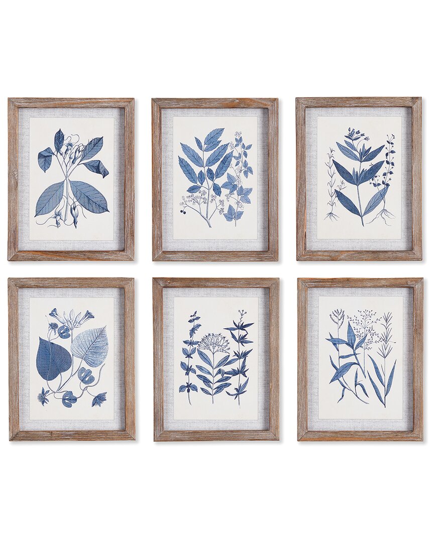Napa Home & Garden Blue Leaf Petite Prints Set