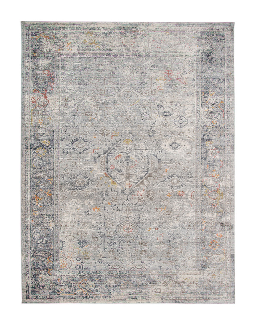 Ar Rugs Fairmont Piper Transitional Rug In Silver