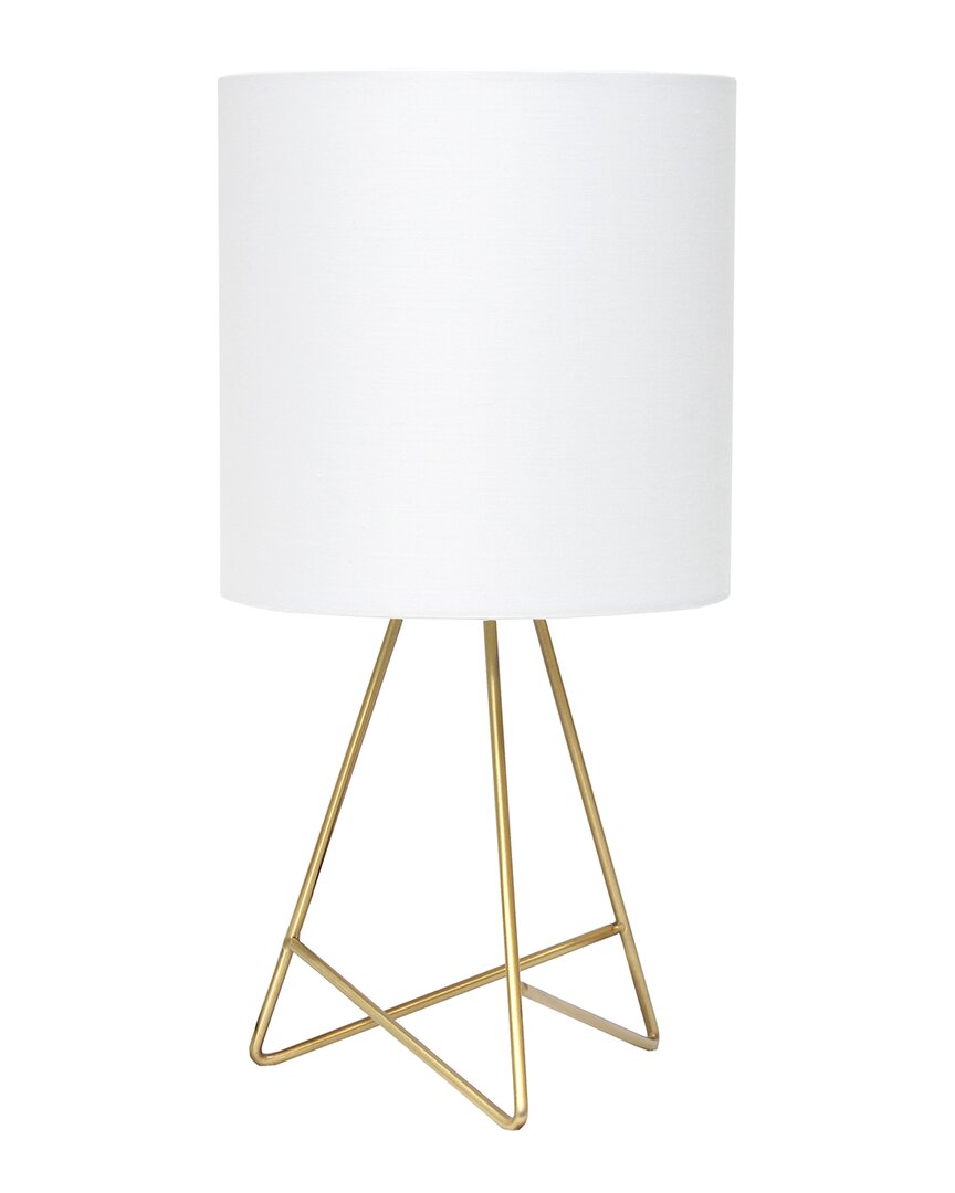 Lalia Home 14in Down To The Wire Table Lamp With Led Bulb Included In Blue