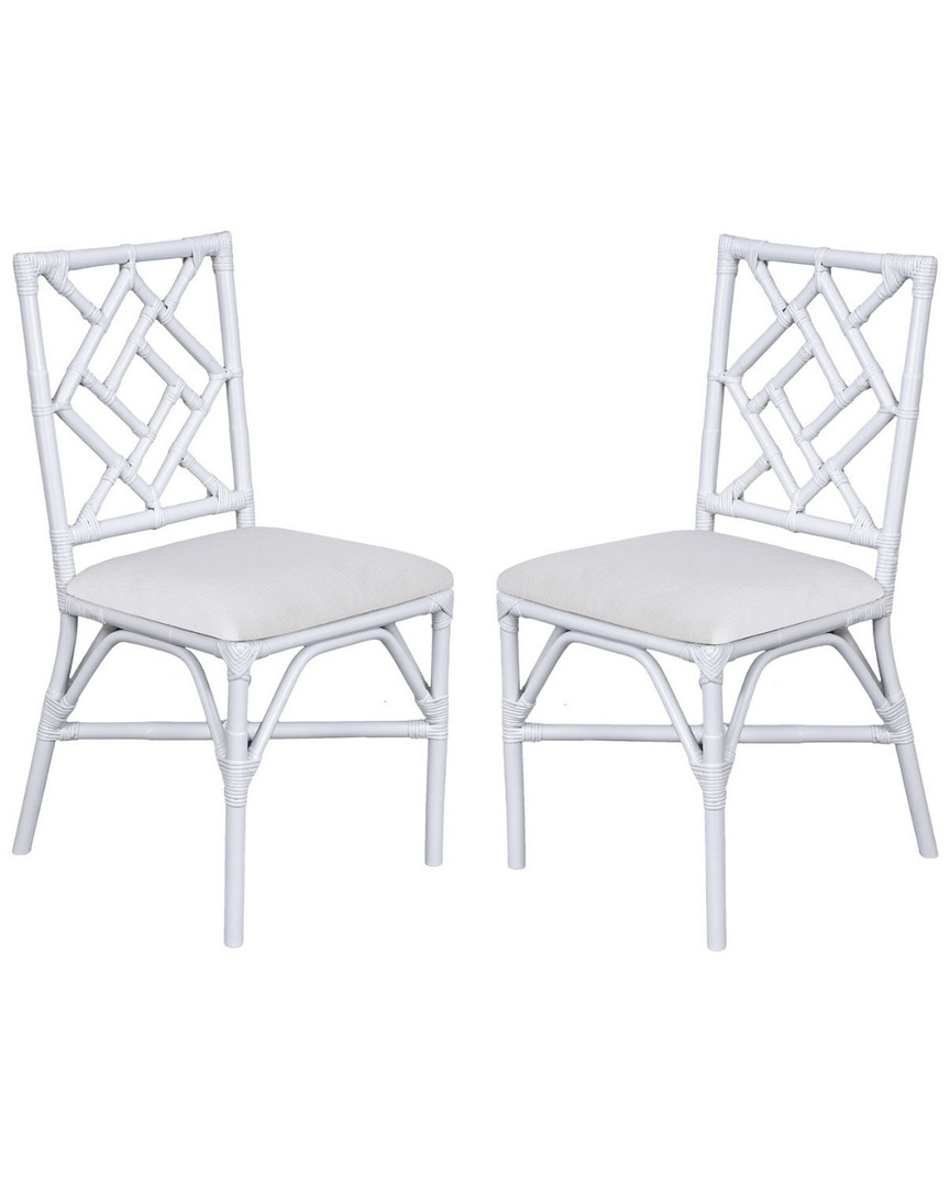 Safavieh Set Of 2 Bhumi Accent Chairs With Cushions