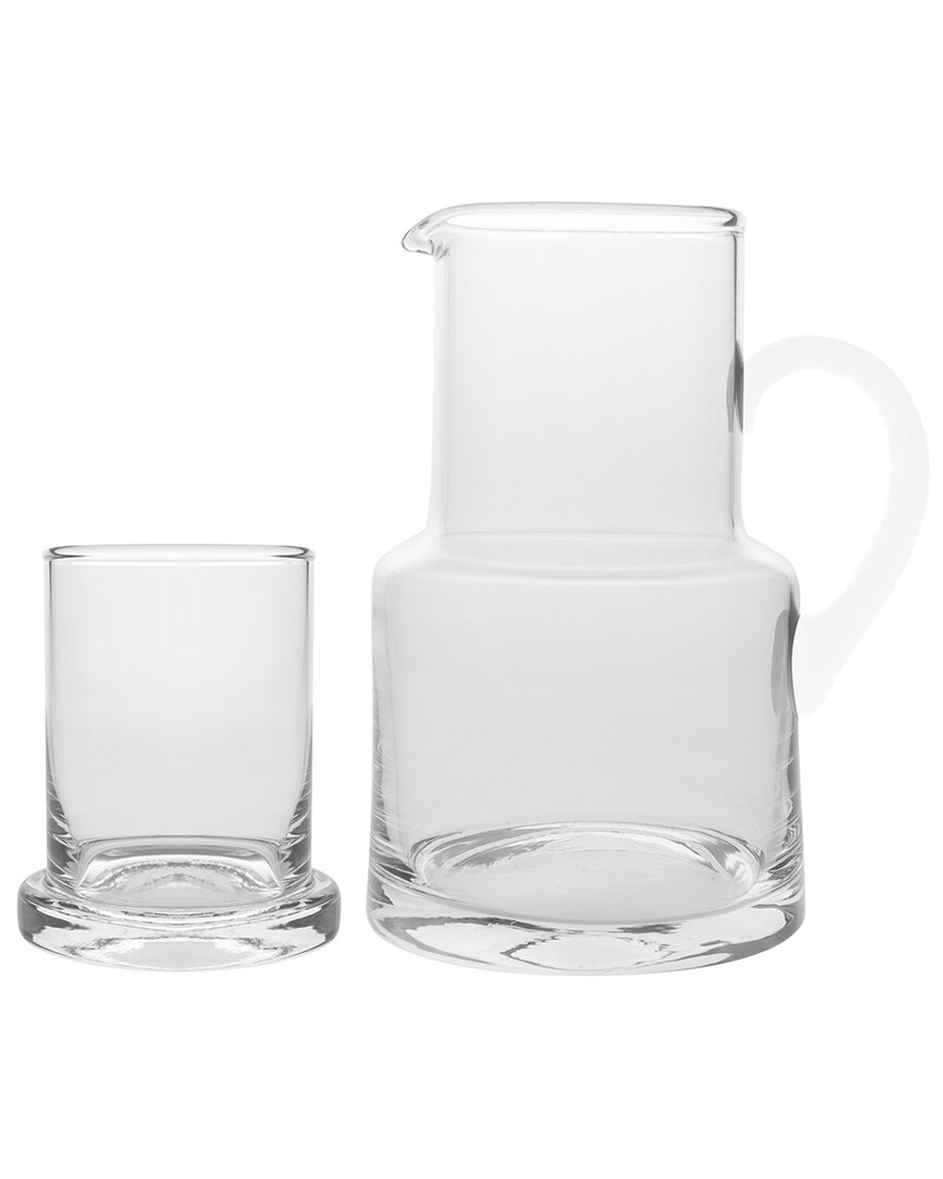 Barski European Lead-free Crystalline 2pc Water Set In Clear