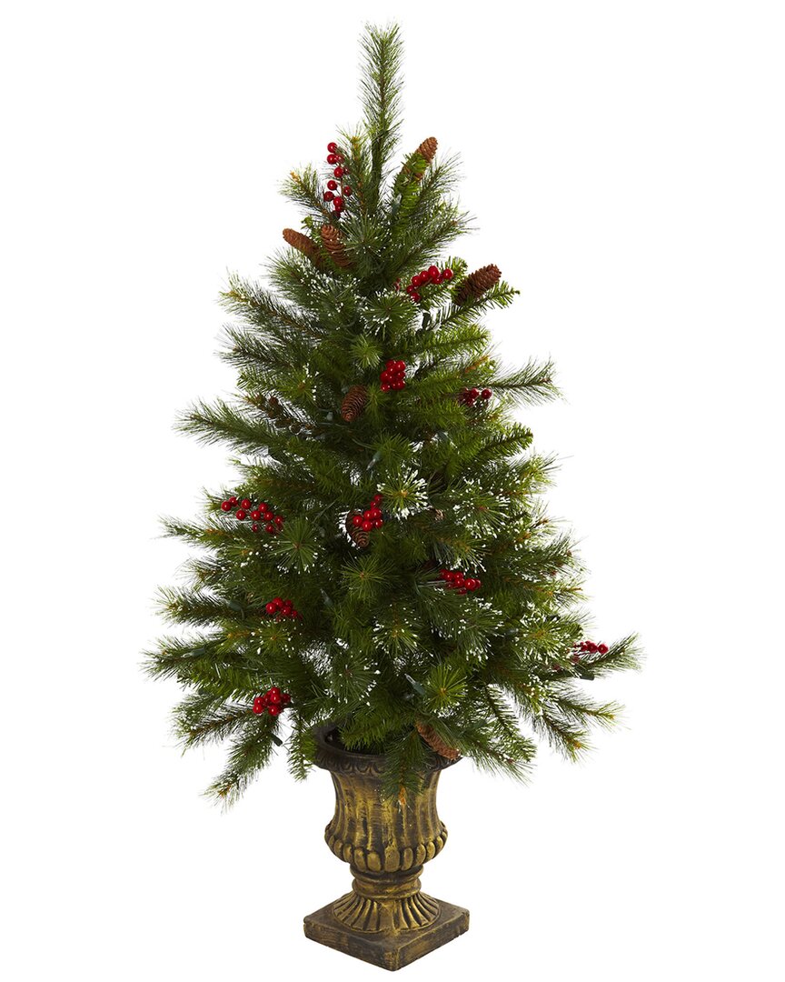 Nearly Natural 4ft. Christmas Tree In Green