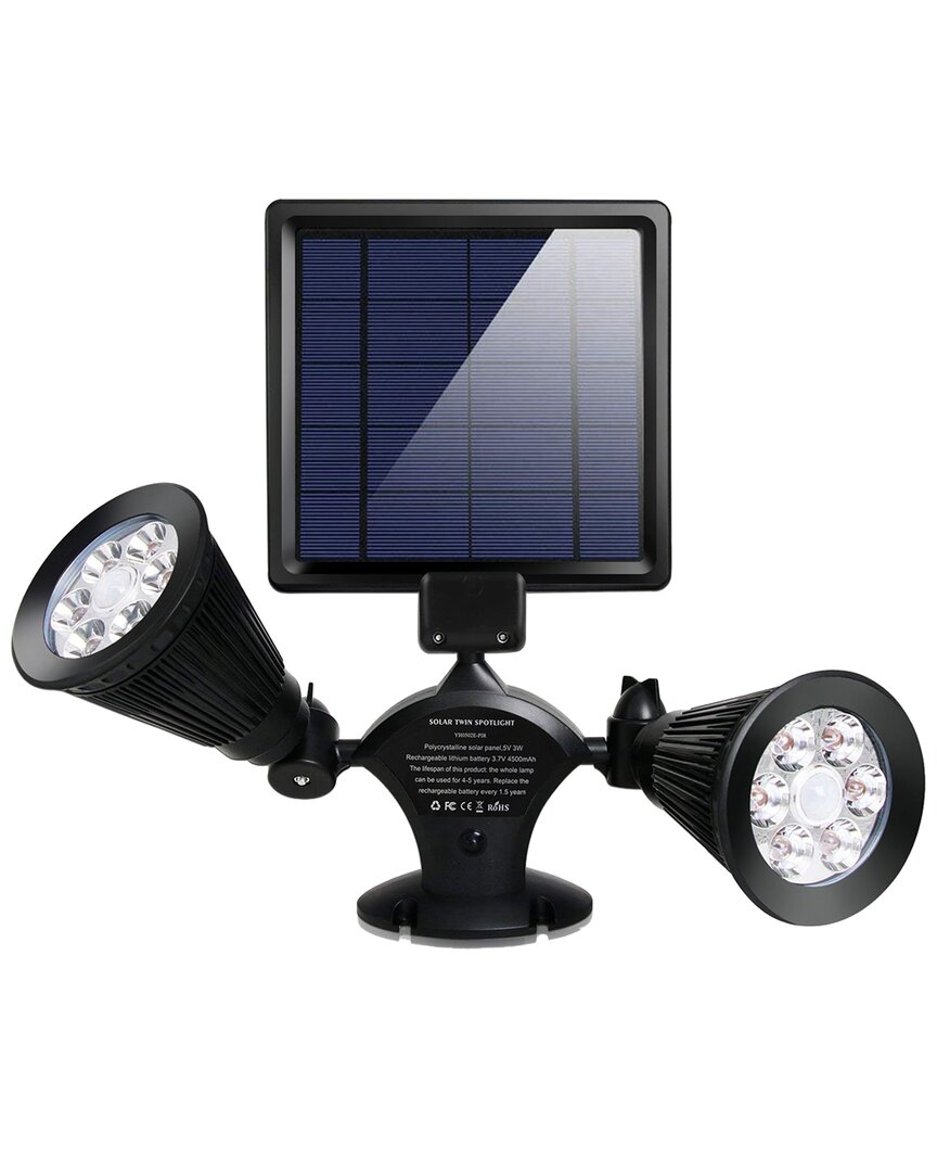 Shop Fresh Fab Finds Solar Lights Outdoor Solar Power Motion Sensor Spotlights In Black