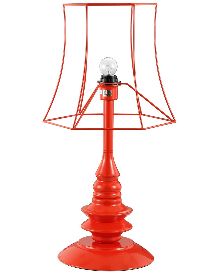 Shatana Home Helenah Table Lamp In Orange