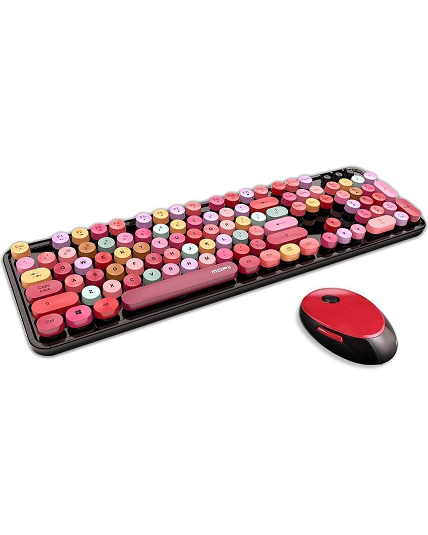 3p Experts Retro Black Keyboard And Mouse Combo