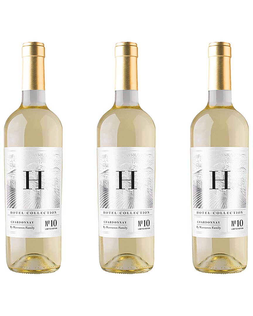 Hotel Collection Chardonnay 10 By Manzanos Family: 3 Bottles