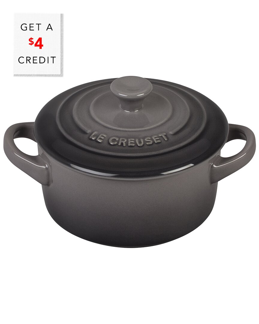 Le Creuset Stoneware 8 Oz. Mini Round Cocotte With Lid