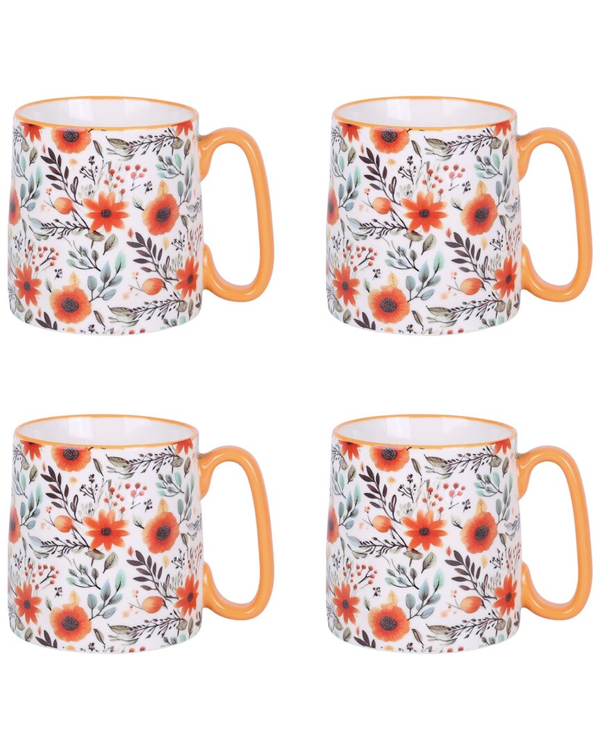 10 Strawberry Street Bella Mug Harvest Floral Mug In Multi