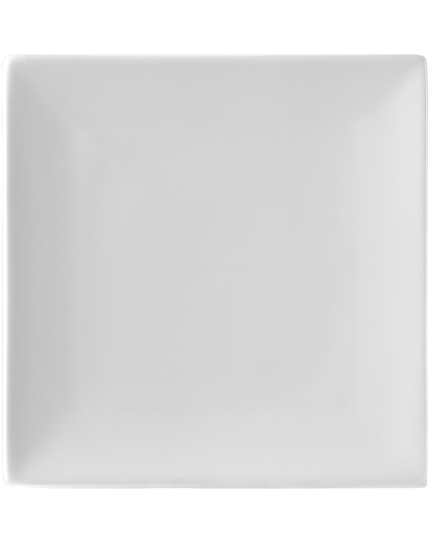 Ten Strawberry Street 10 Strawberry Street Set Of 6 Whittier Coupe Square Bread & Butter Plate In White
