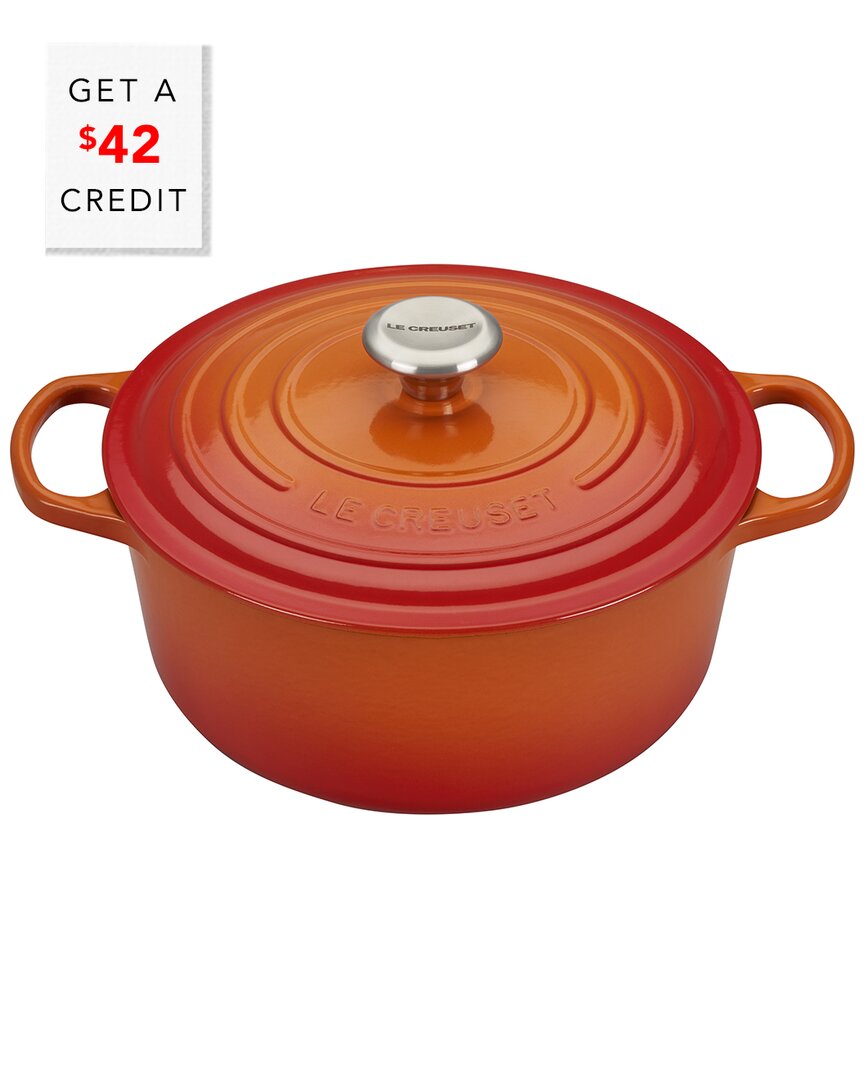 Le Creuset 5.5qt Signature Round Dutch Oven With $42 Credit