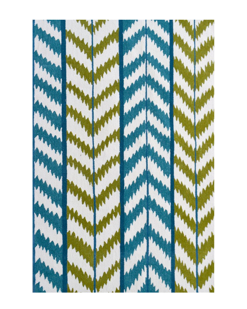 R16 Waterfall Hand-made Contemporary Indoor/outdoor Rug