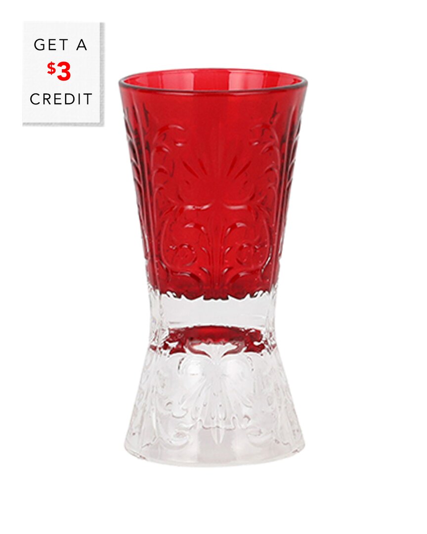 Shop Vietri Barocco Ruby Liquor Glass With $3 Credit