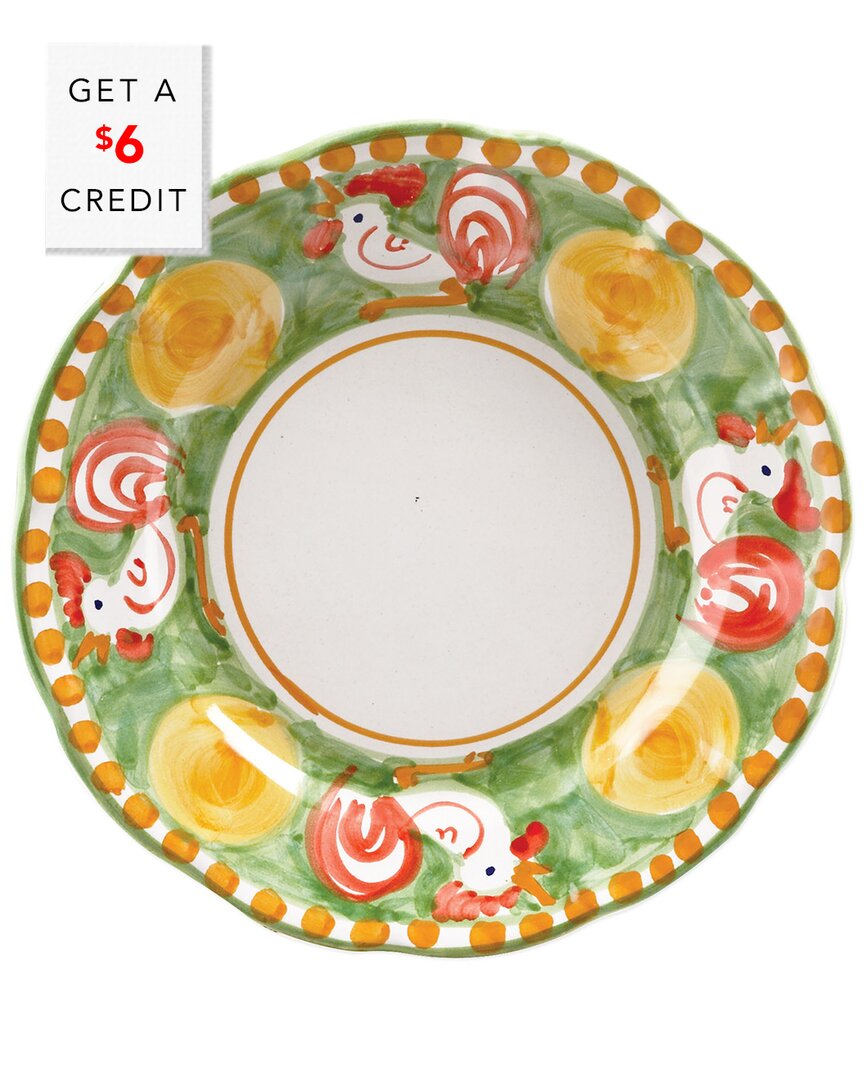 Shop Vietri Campagna Gallina Salad Plate With $6 Credit In Green