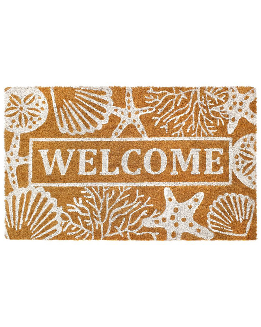 Shop Master Weave Seashells And Starfish Coir Doormat