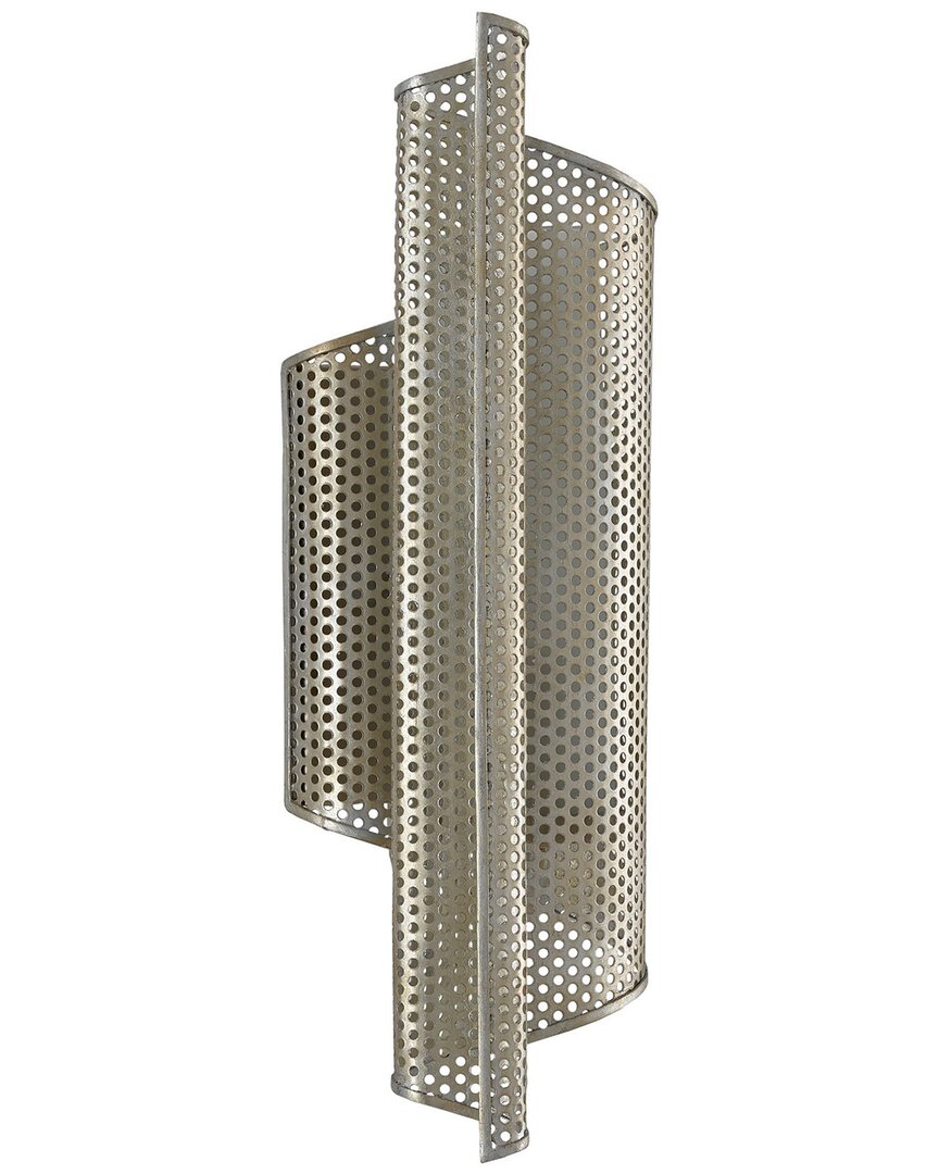 Currey & Company Penfold Left Wall Sconce In Silver