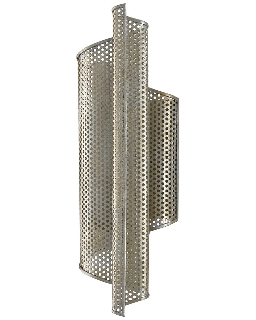 Currey & Company Penfold Right Wall Sconce In Silver