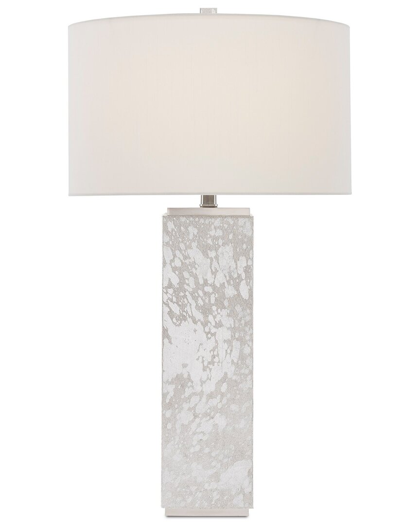 Currey & Company Sundew Table Lamp In Silver