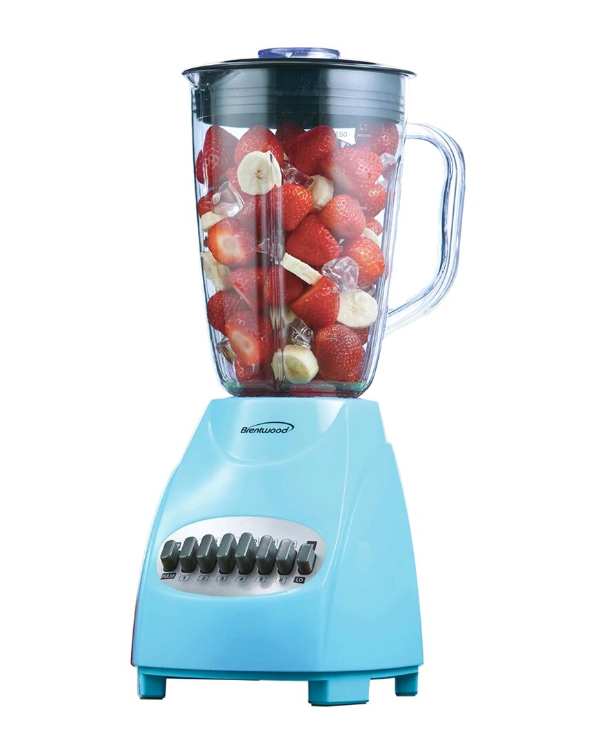 Brentwood 12-speed + Pulse Blender In Blue