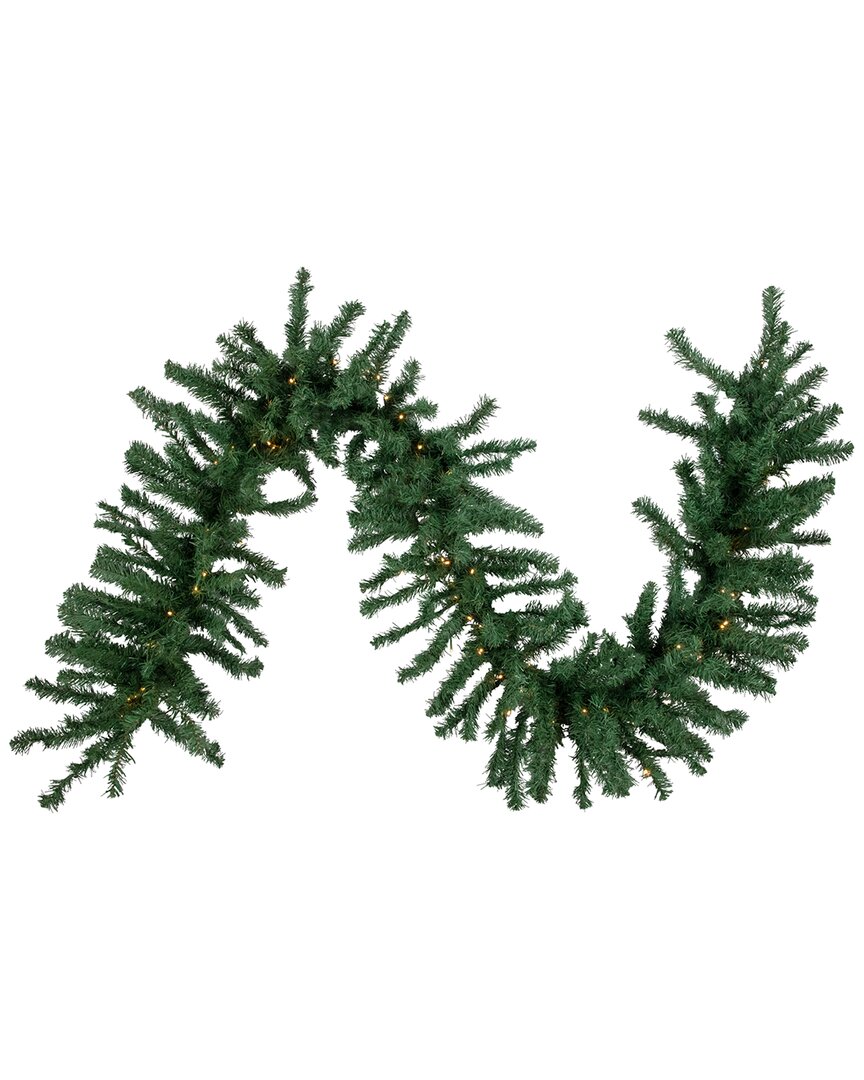 Northlight 27ft X 20in Pre-lit Green Artificial Pine Christmas Garland In Green