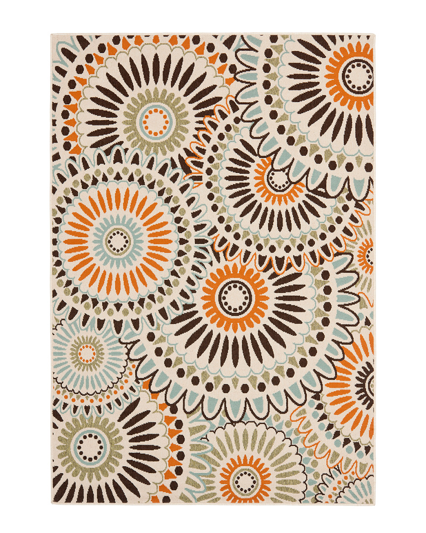 Safavieh Dnu Veranda Indoor/outdoor Rug In Chocolate