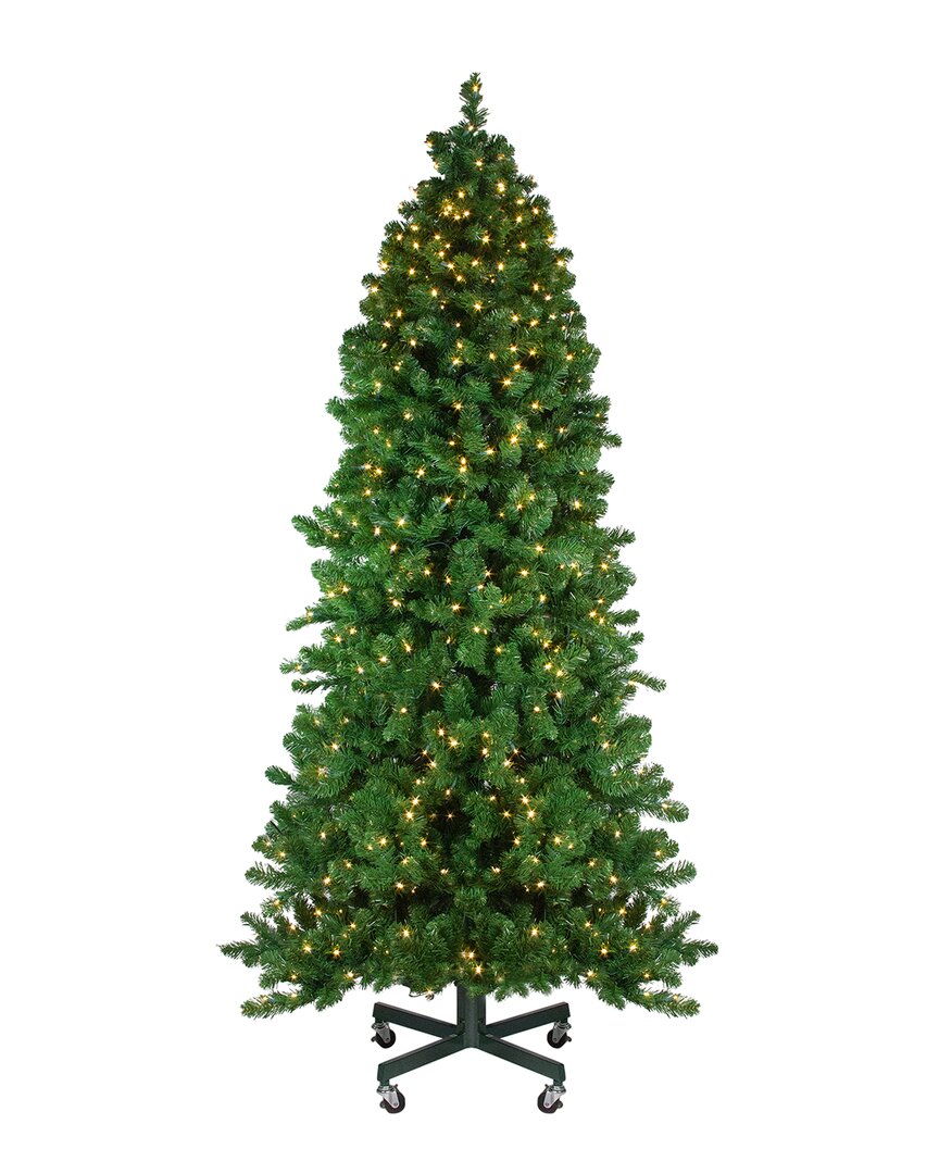 Northlight 7.5ft Pre-lit Slim Olympia Pine Artificial Christmas Tree In Green