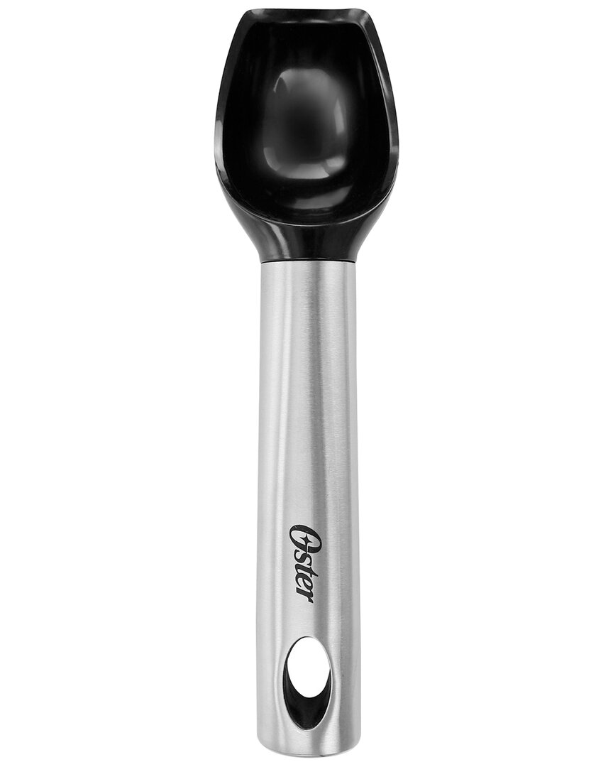 Oster Baldwyn Stainless Steel And Plastic Ice Cream Scoop In Silver