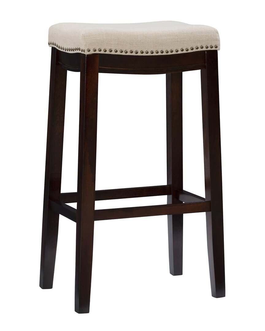 Linon Allure Bar Stool In Brown