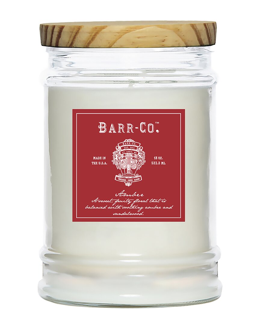 Barr-co. Amber Tumbler Candle In Clear