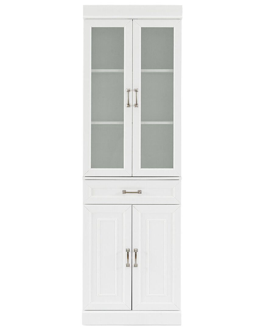 Crosley Furniture Stanton Glass Door Pantry In White