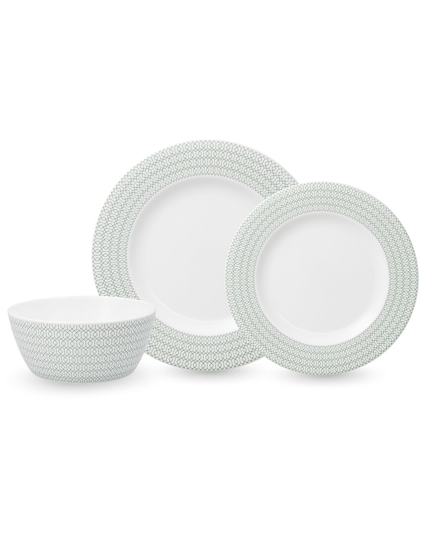 Fortessa Ornament Bone China 12pc Dinnerware Set (service For 4)