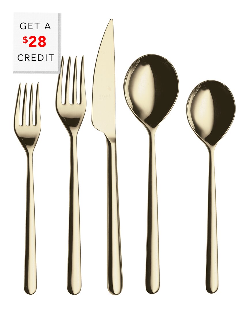 Mepra 5pc Flatware Set With $28 Credit