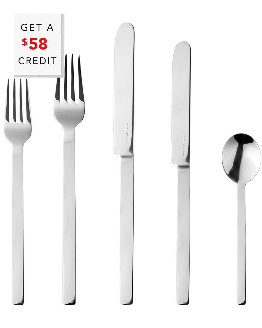 Mepra 20pc Flatware Set With $58 Credit
