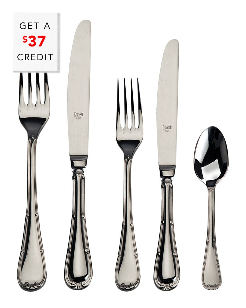 Mepra Raffaello 20pc Flatware Set With $37 Credit