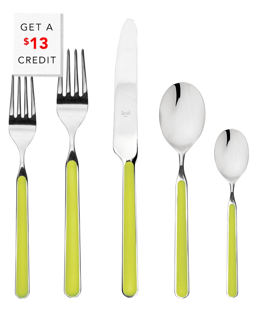 Mepra 5pc Flatware Set With $13 Credit