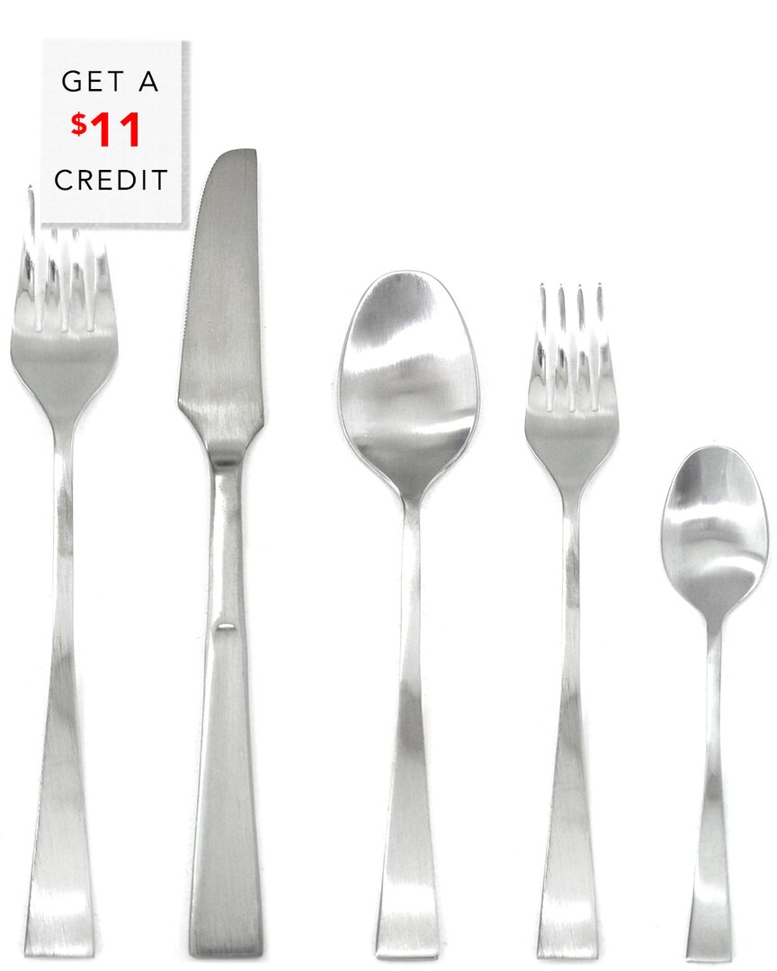 Mepra Italia 5pc Flatware Set With $11 Credit