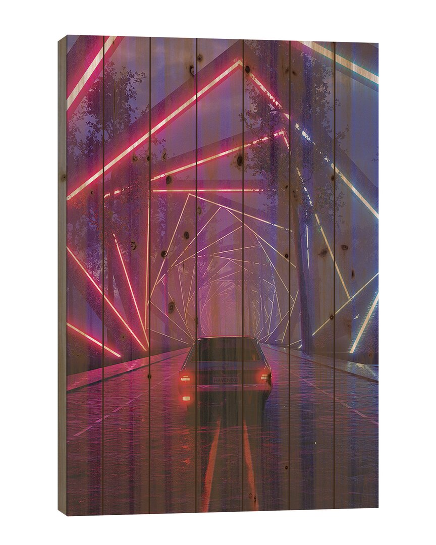 Icanvas Drive Wood Print By Davansh Atry