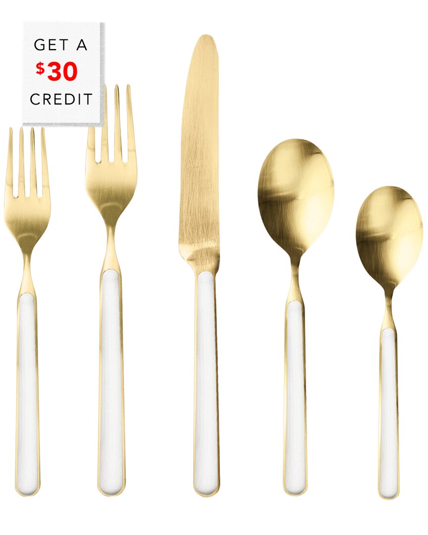 Mepra 5pc Fantasia Ice  Flatware  Set