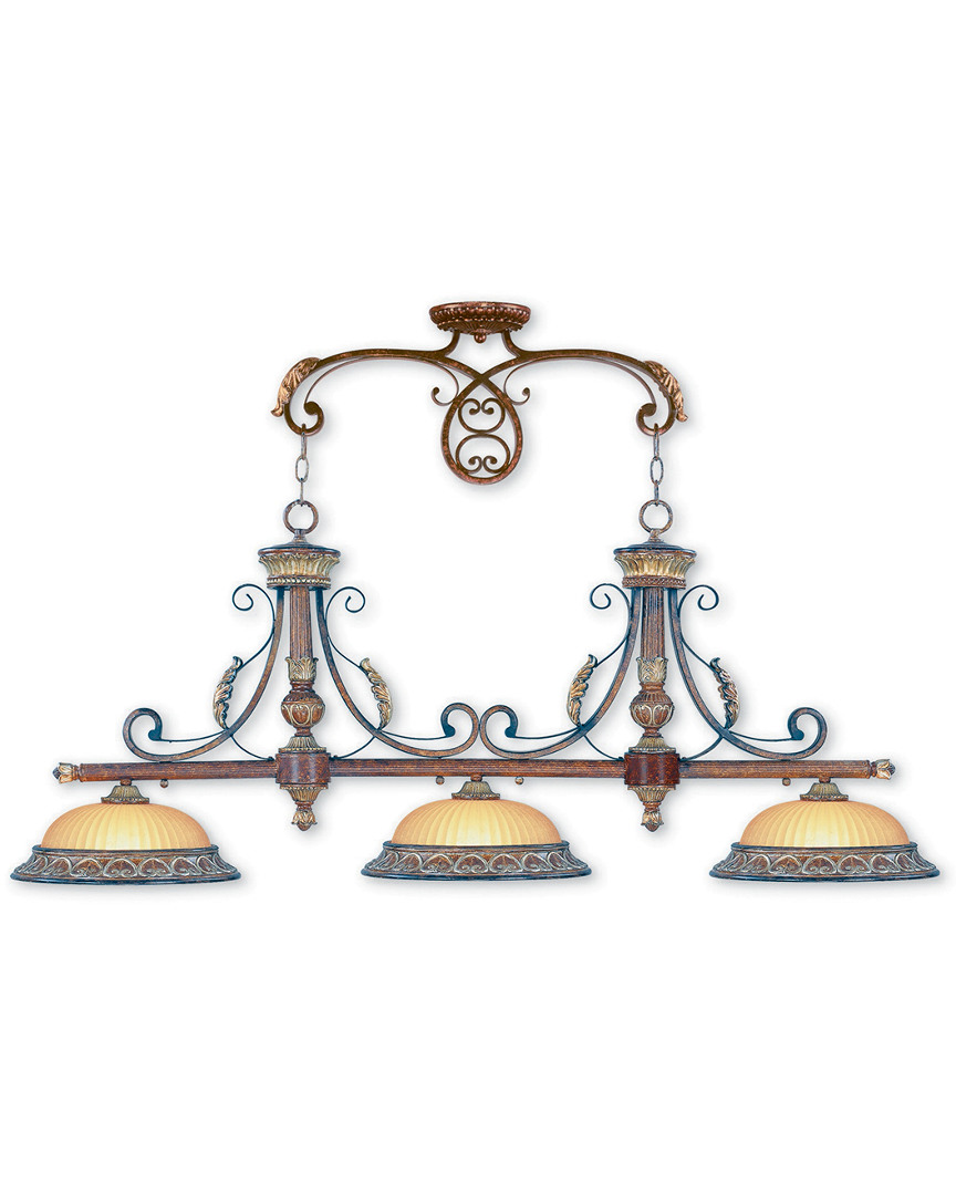 Livex Lighting Livex Villa Verona 3-light Vbz Island