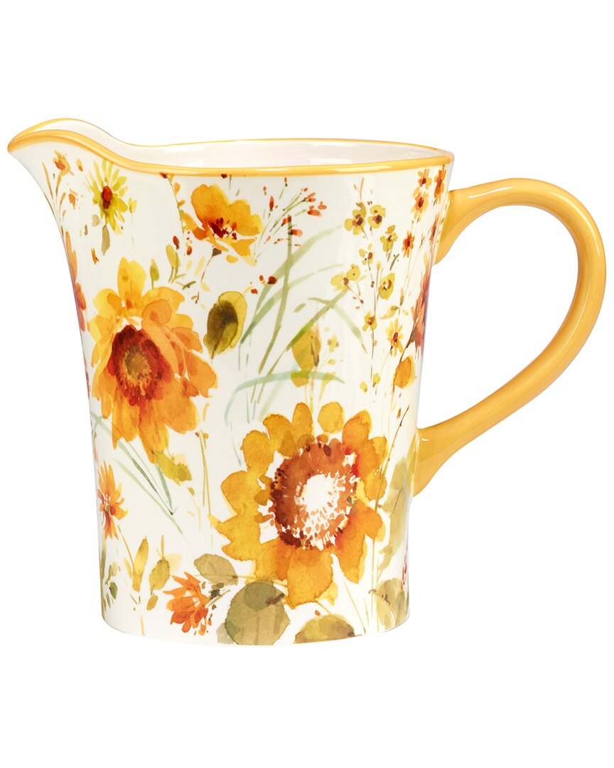 Shop Certified International Sunflowers Forever Pitcher In Multicolor