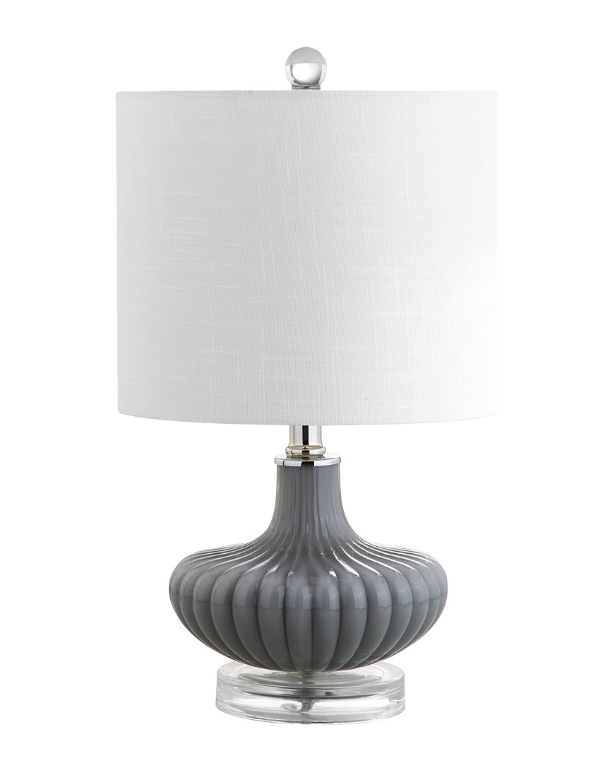 Jonathan Y Designs Kamille 18in Glass & Lucite Table Lamp
