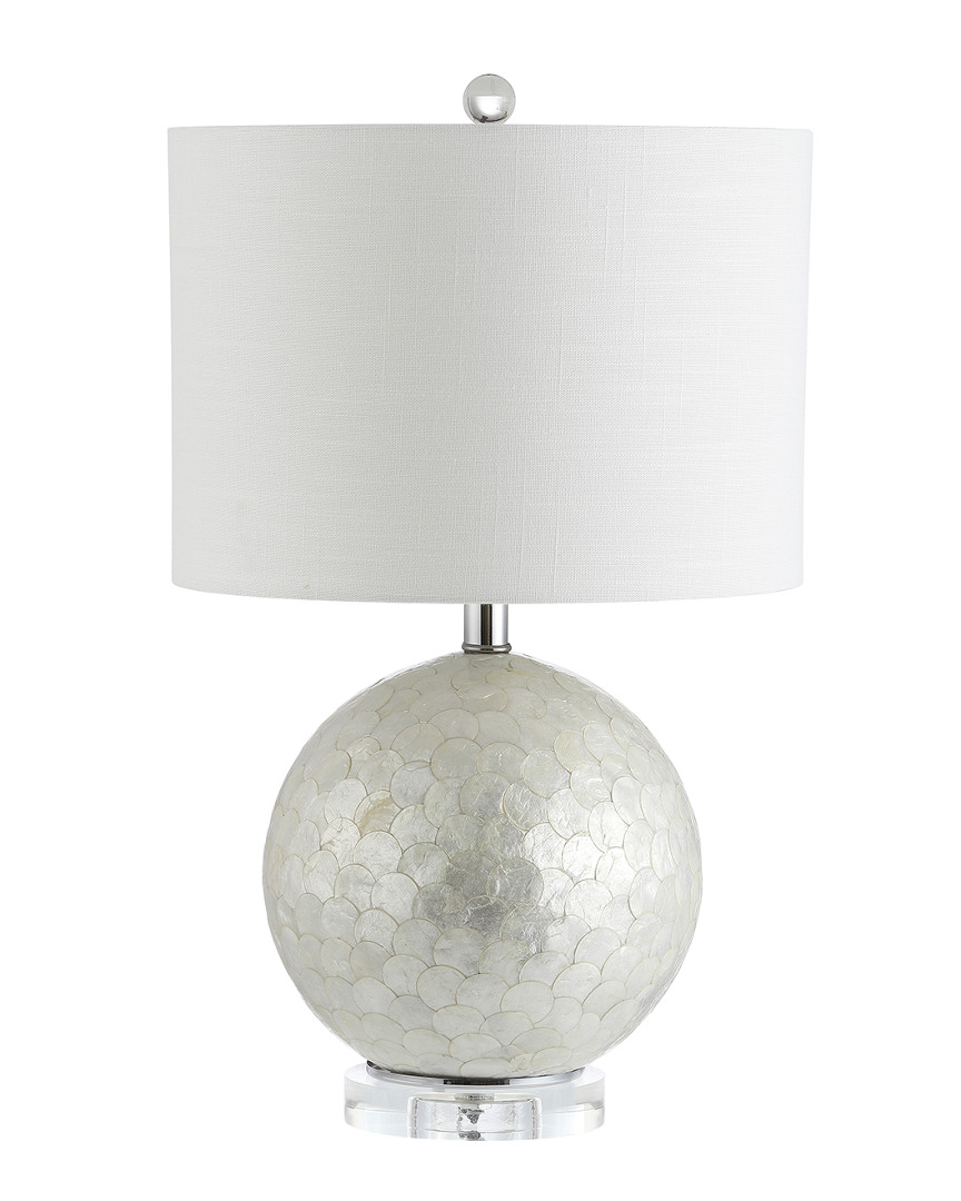 Jonathan Y Designs Zuri 23.5in Capiz Seashell Sphere Table Lamp