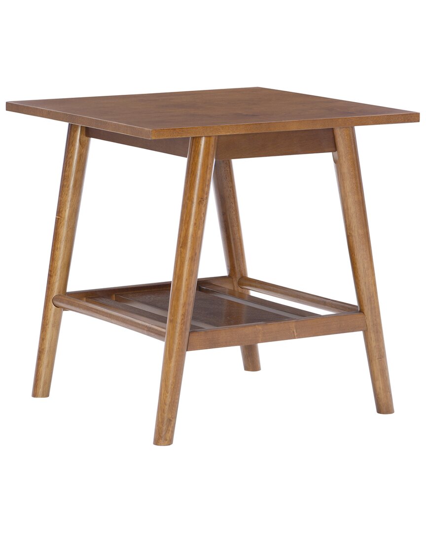 Linon Charlotte End Table In Brown