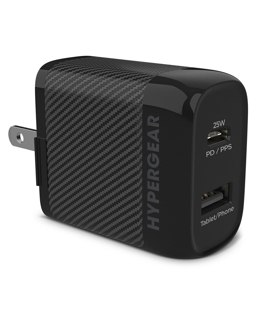 Shop Hypergear Speedboost 25w Pd Dual Output Wall Charger In Black