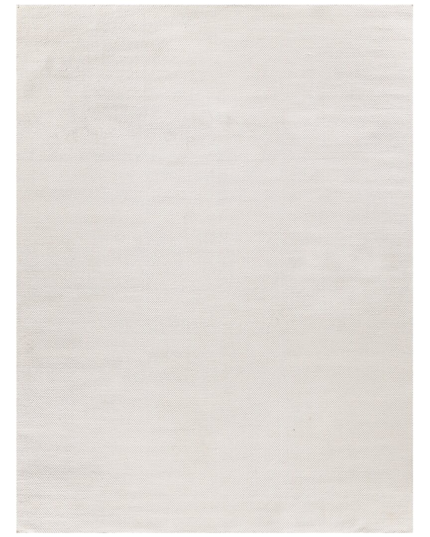 Exquisite Rugs Rhodes Hand-loomed Pet Yarn Ivory Area Rug