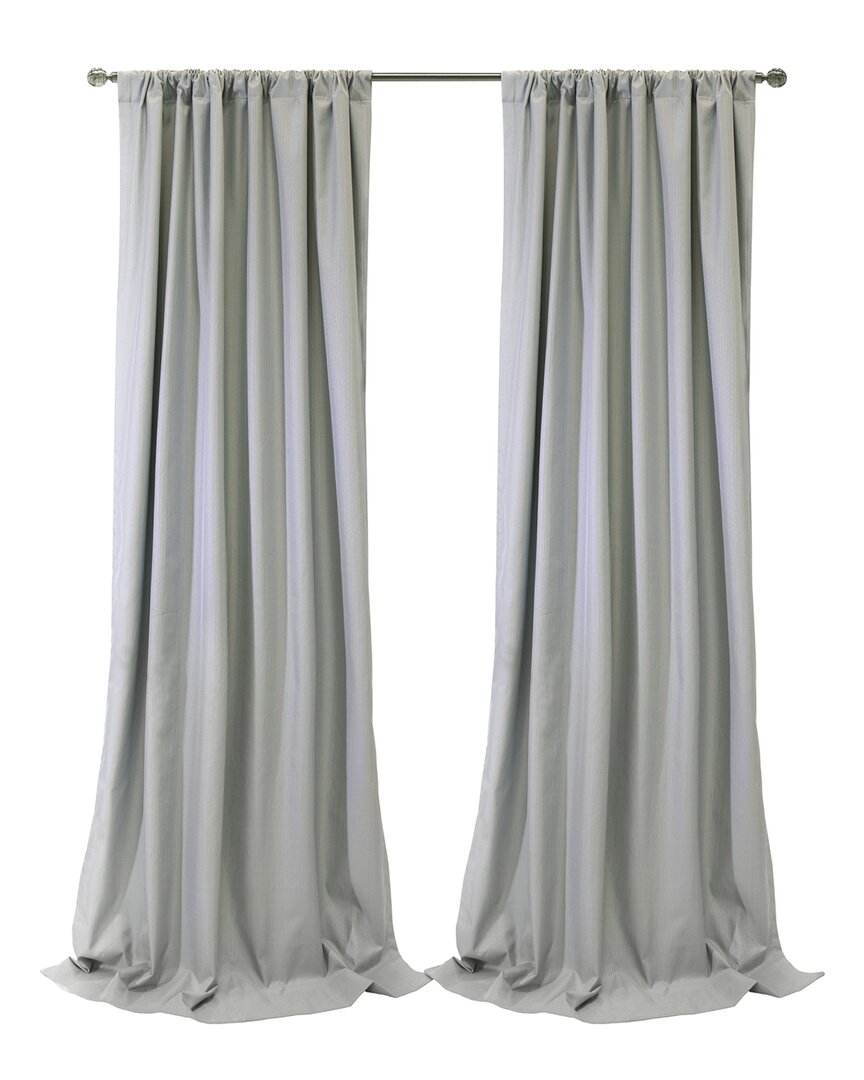 Thermaplus Brooklyn Blackout Dual Header 52x95 Curtain Panel In Grey