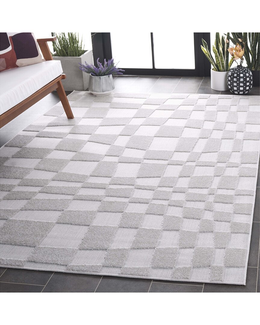 Safavieh Stella Rovira Power-loomed Indoor/outdoor Rug In Gray