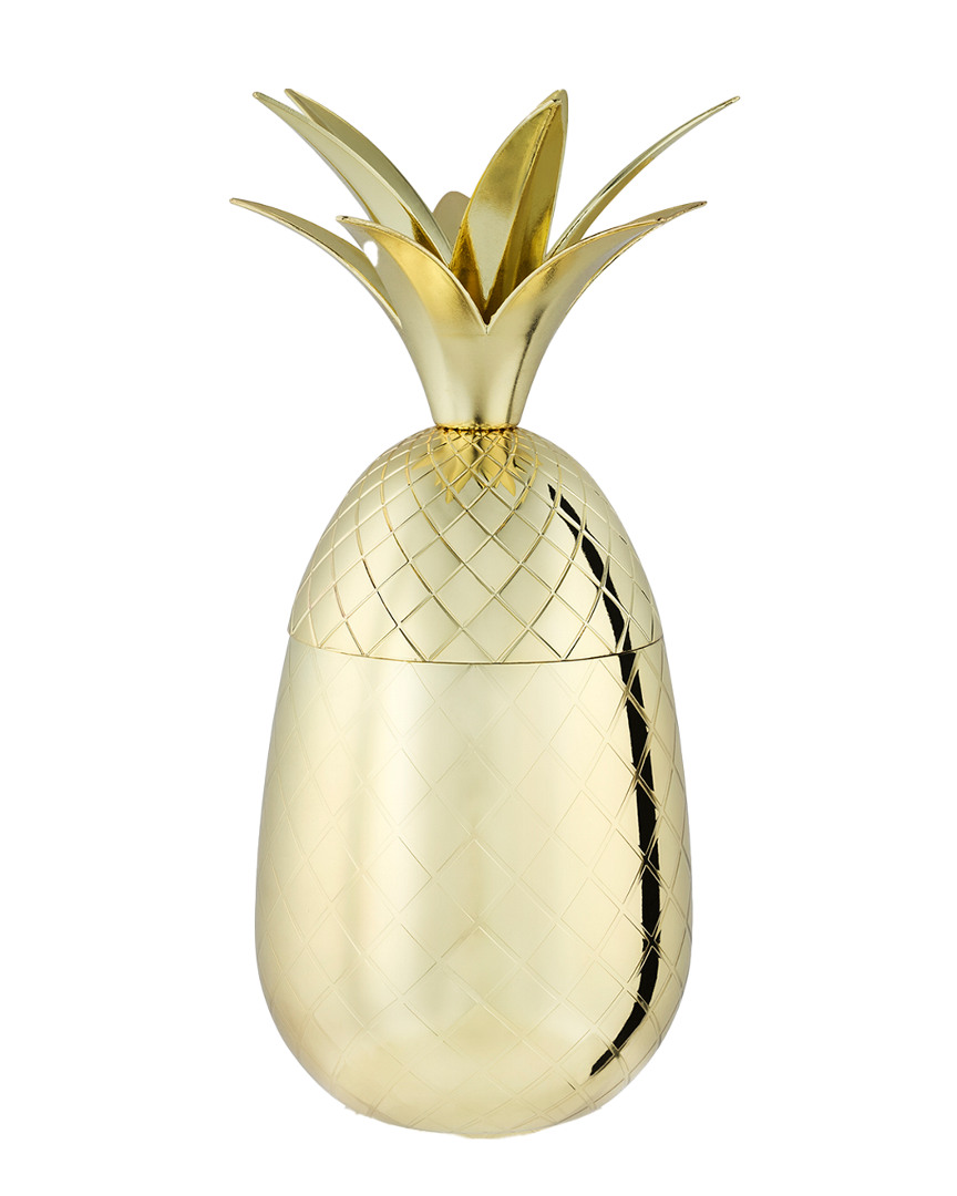 Viski 16oz Gold Pineapple Tumbler