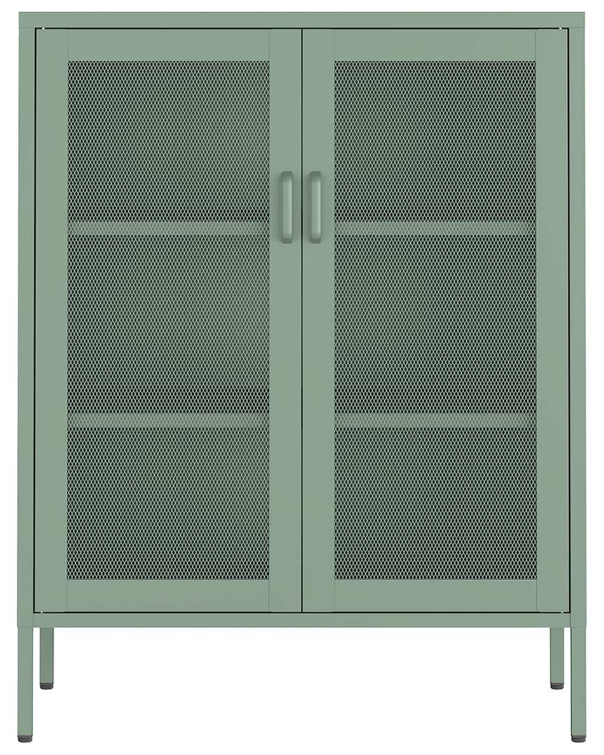 Manhattan Comfort Amelia Modern Accent Cabinet With 3 Adjustable Shelves